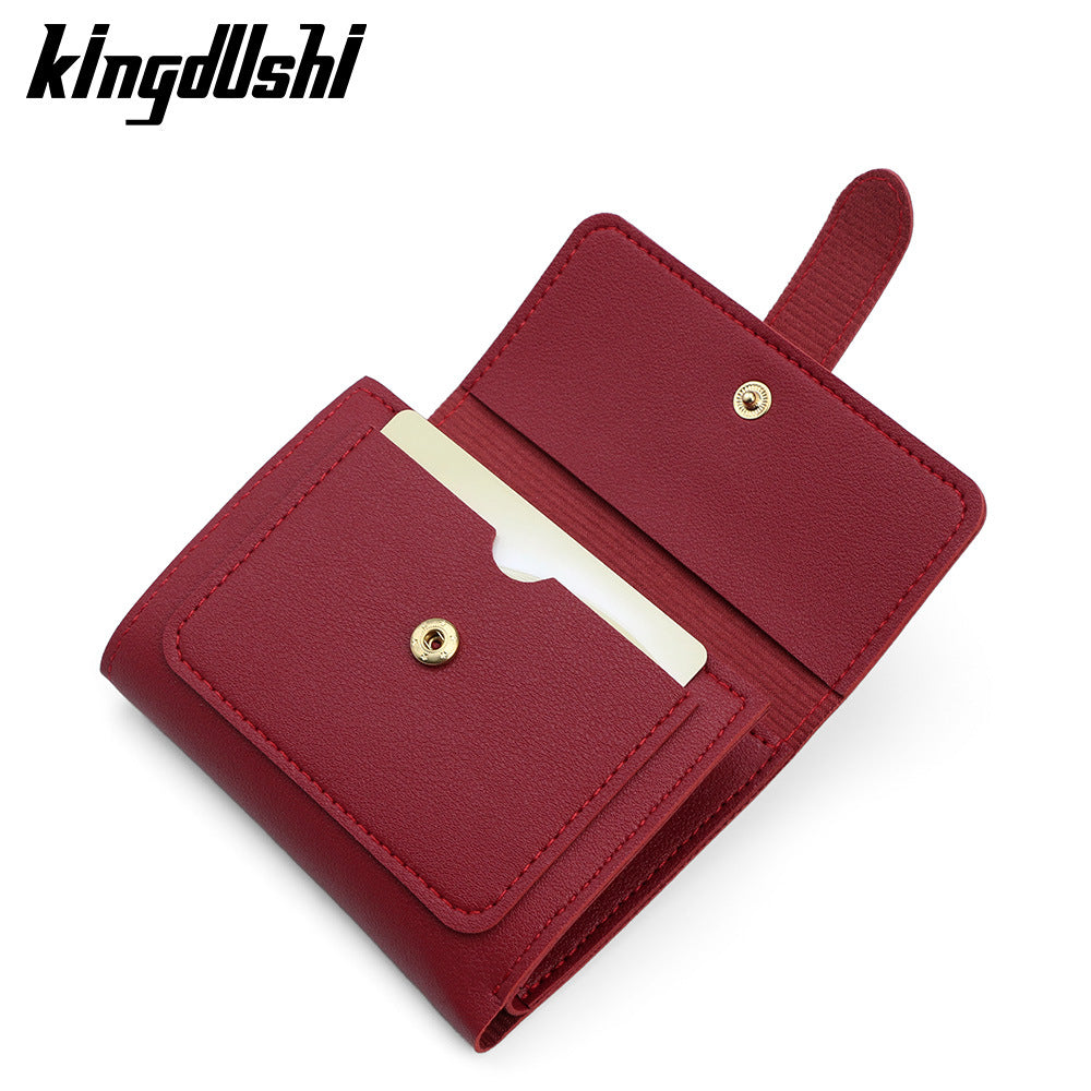 Women's Short Solid Color Summer High Sense Coin Purses