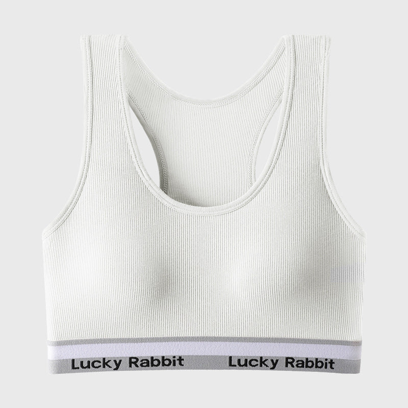 Women's Cotton Chest Pad Wireless Push Up Yoga Bras