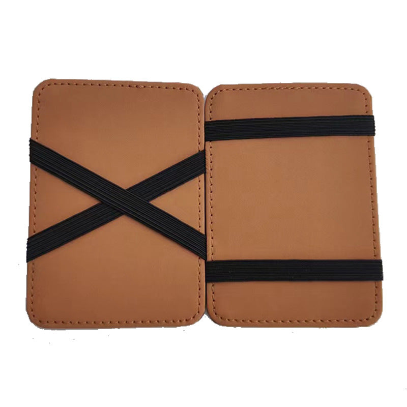 Men's Korean Creative Magic Gold Clip Card Holder