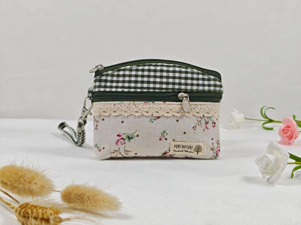 Women's Sweet Floral Cotton Storage Daily Matching Ladies Wallet