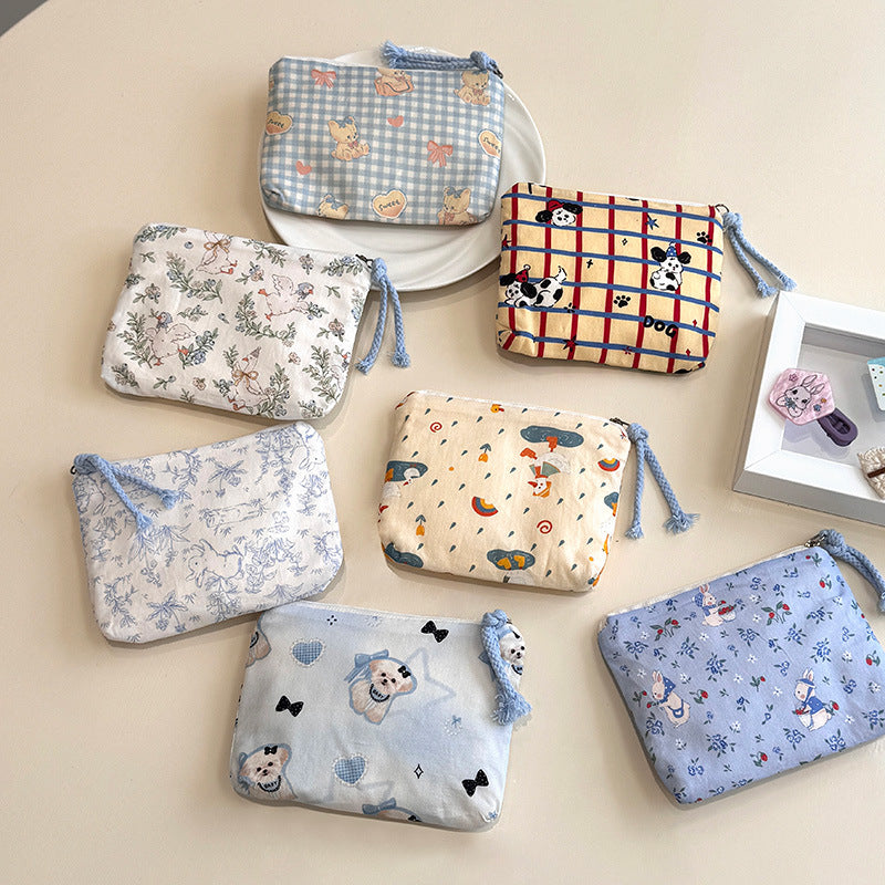 Korean Style Fresh Portable Mini Buggy Cosmetics Cosmetic Bags