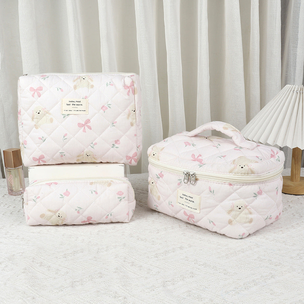 Large Capacity Portable Cosmetics Storage Hand Wash Makeup Bag