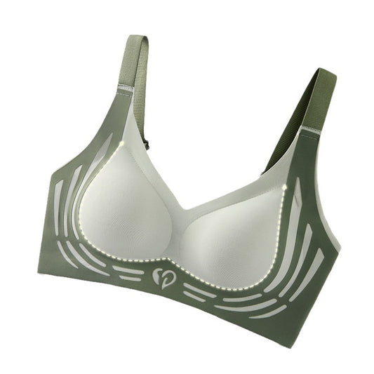 Holding Seamless Underwear Fixed Cup Small Chest Gathered Tanks Camis