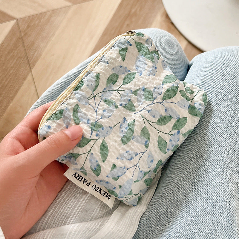 Storage Air Cushion Portable Idyllic Fresh Card Holder