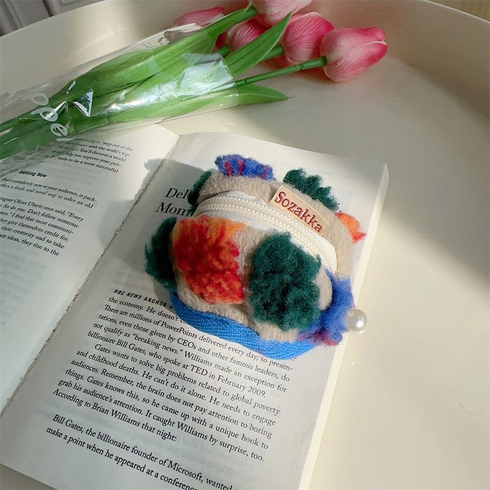 Slouchy Makeup Mobile Air Cushion Headset Cosmetic Bags