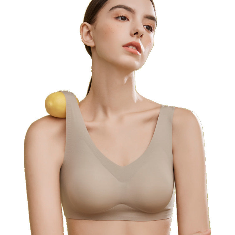 Women's Latex Underwear Lace Thin Silk Big Everyday Bras