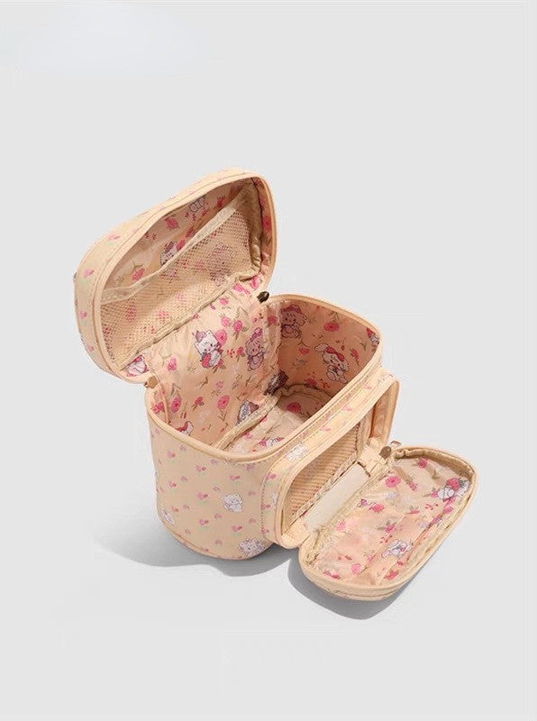 Large Capacity Cartoon Printing Storage Good-looking Makeup Bag