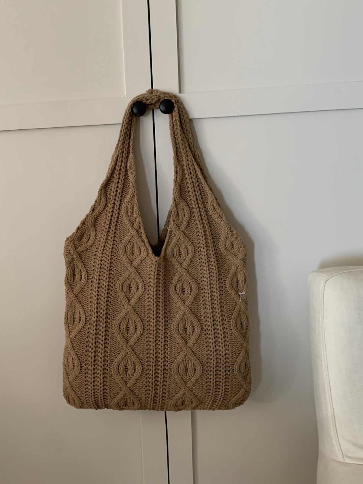 Women's Retro Knitted Handmade Wool Woven Shopping Women's Shoulder Bag