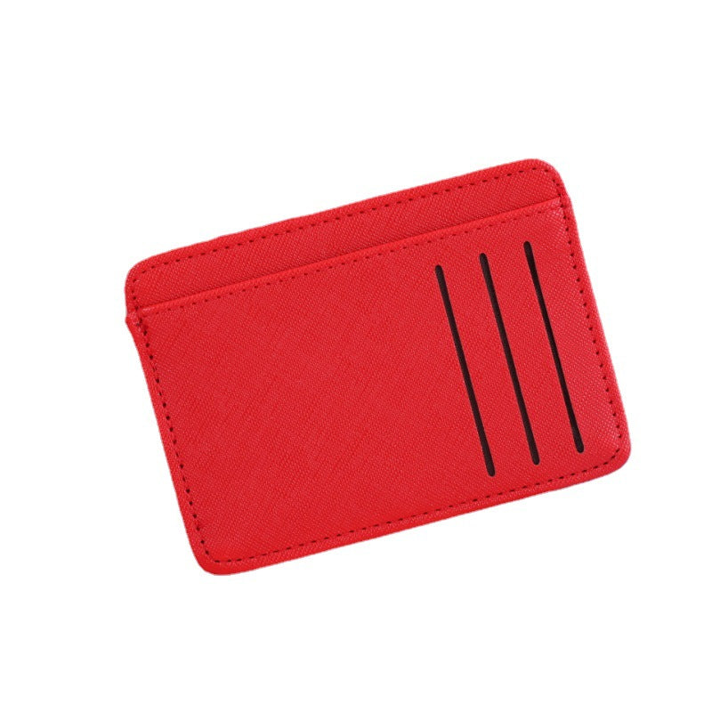 Women's Multiple Slots Clamp Bank Bus Candy Card Holder