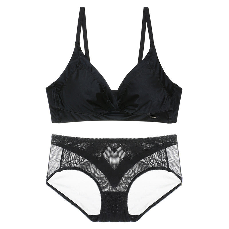Women's Boer Cool Thin Fashion Sexy Wireless Lingerie Sets