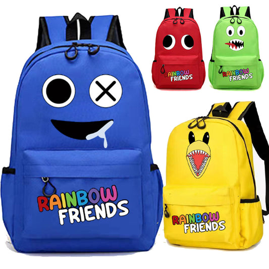 Trendy Rainbow Friends Game Modeling Cartoon Backpacks
