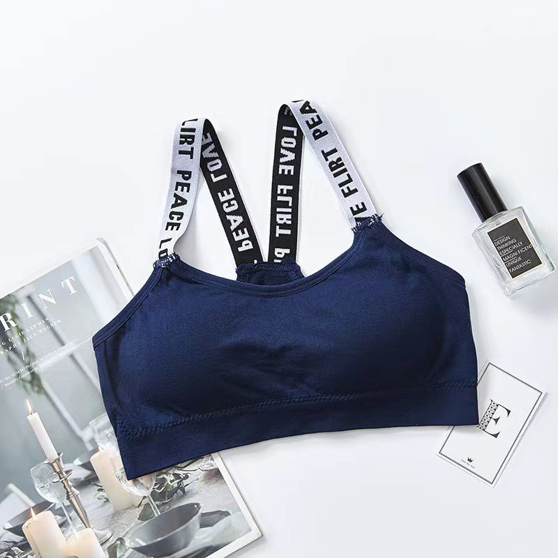 Women's Strap Tube Top Wrapped Chest Yoga Outer Wear Without Tanks Camis