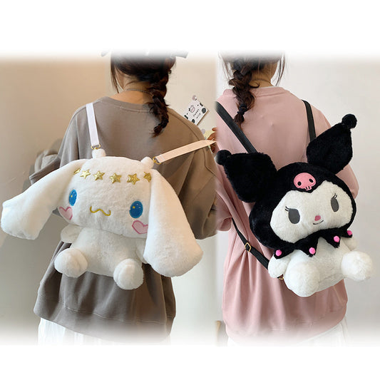 Casual Plush Cartoon Cute Clow Gift Backpacks