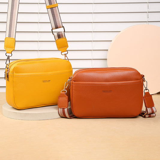 Versatile Women's Durable Trendy Solid Color Phone Bags