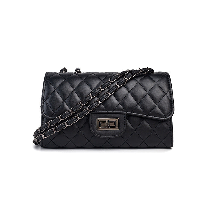 Women's Versatile Chain Large Capacity Fashion Diamond Pattern Daily Bags