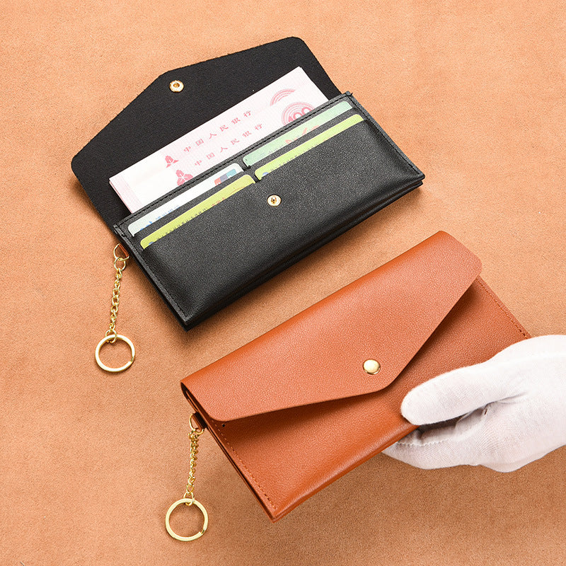 Women's Long Thin Clutch Simple Fashion Large Capacity Ladies Wallets