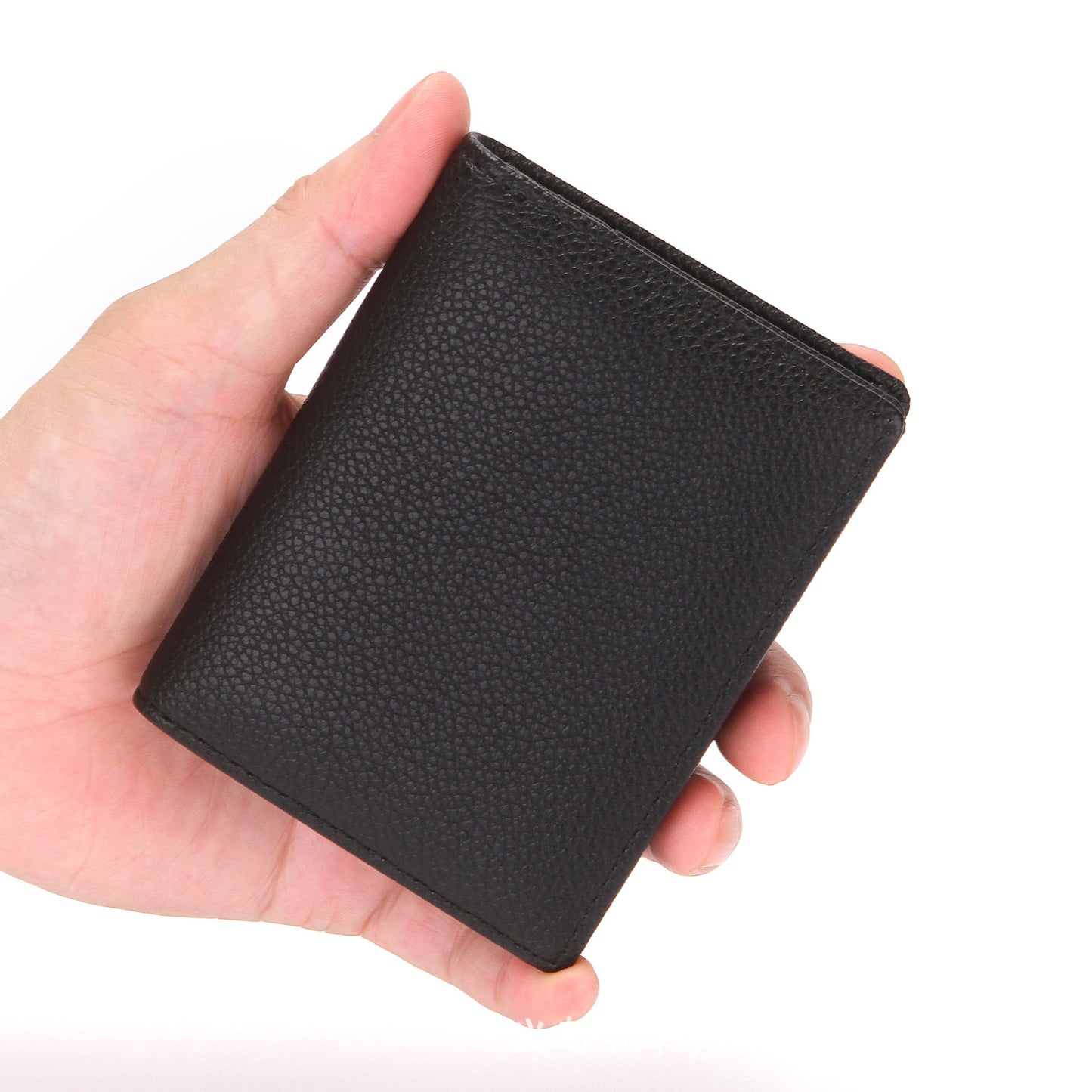 Women's & Men's & Litchi Leather Business Large Capacity Card Holder
