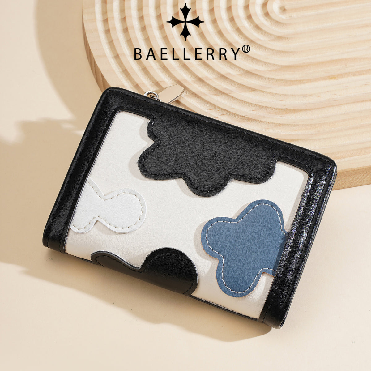 Women's Color Contrast Patchwork Fashion Simple Advanced Coin Purses