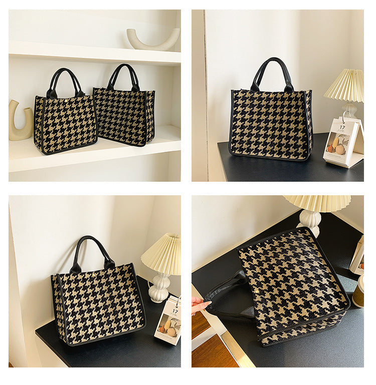 Fog Flower Korean Style Flocking Portable Commuter File Lock