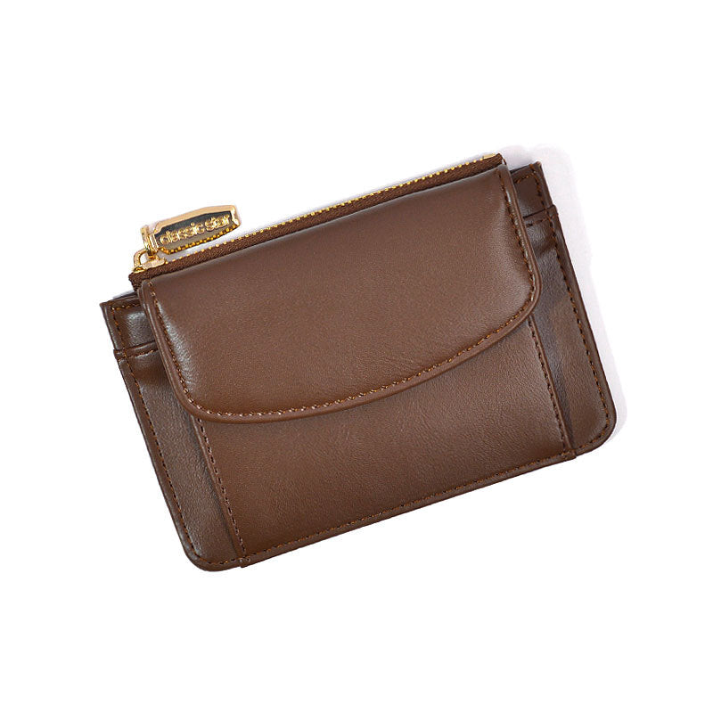 Korean Female High Sense Multiple Slots Cover Ladies Wallets