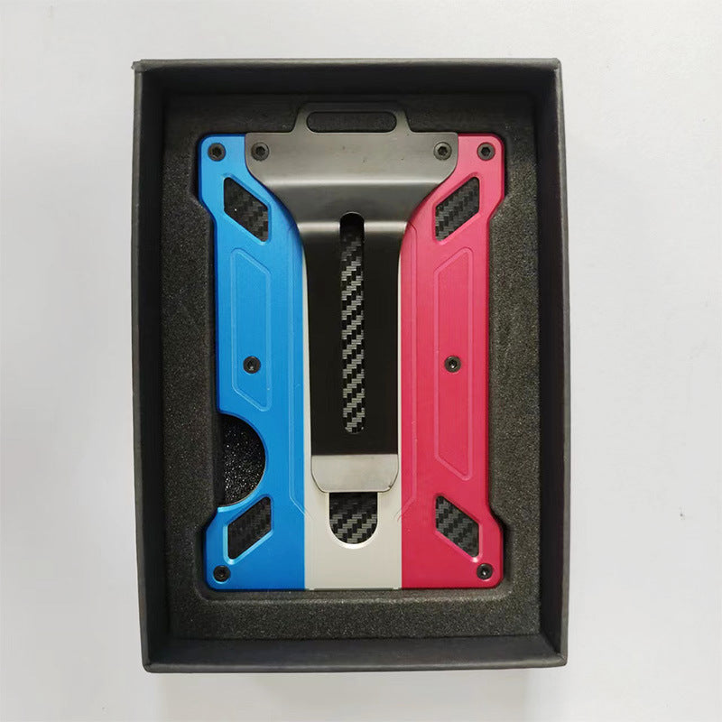 Alloy Transparent Badge Metal Work Permit Card Holder