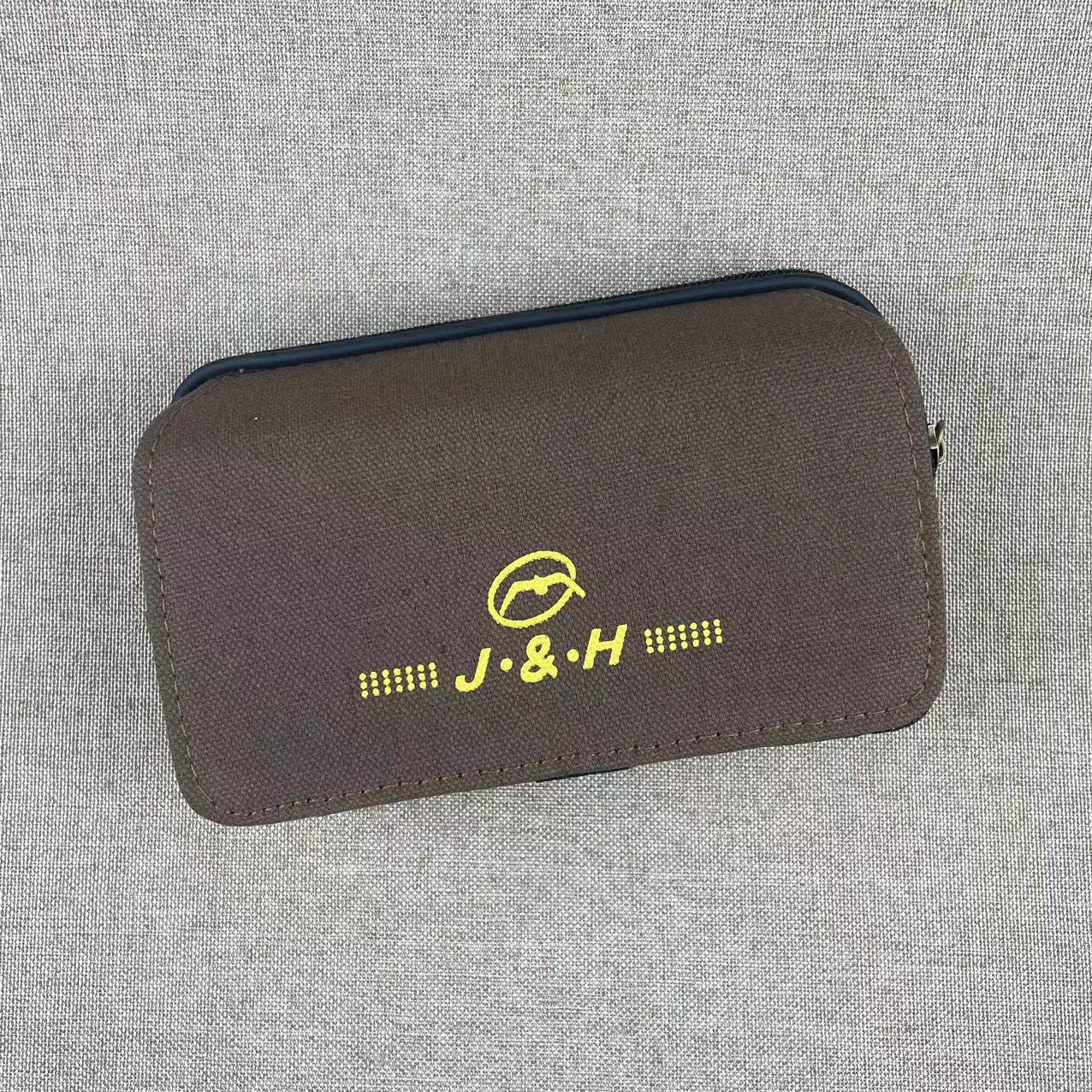 Men's Canvas Mobile Manual Work Horizontal Phone Bags