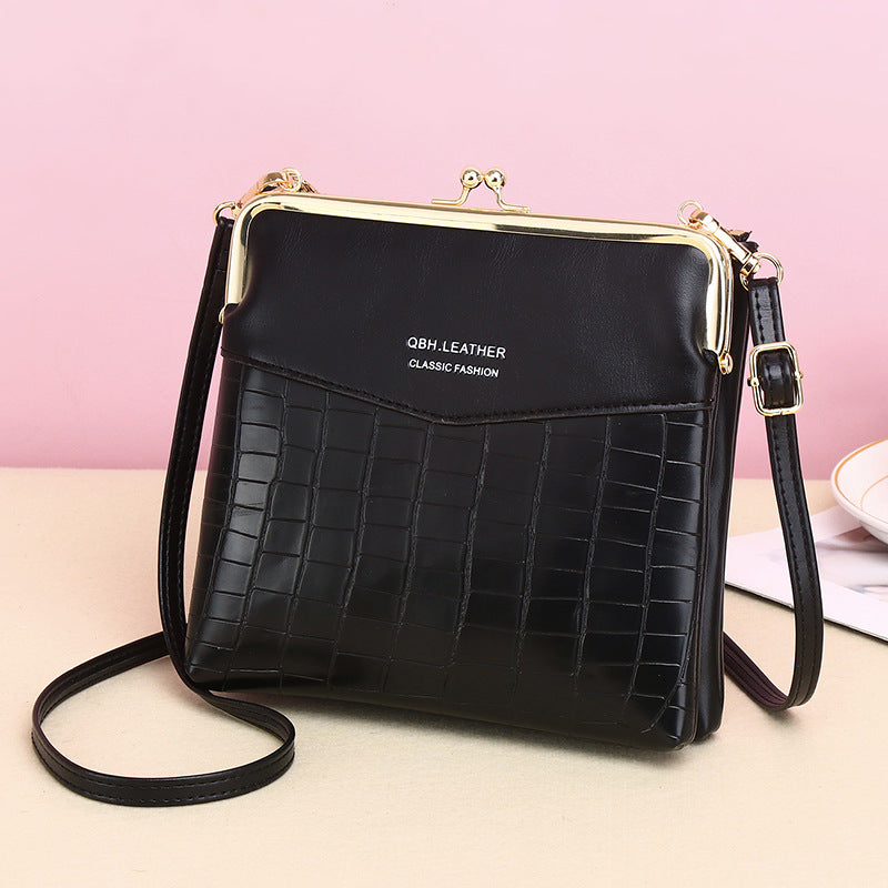Women's Crocodile Pattern Mobile Retro Long Design Ladies Wallet