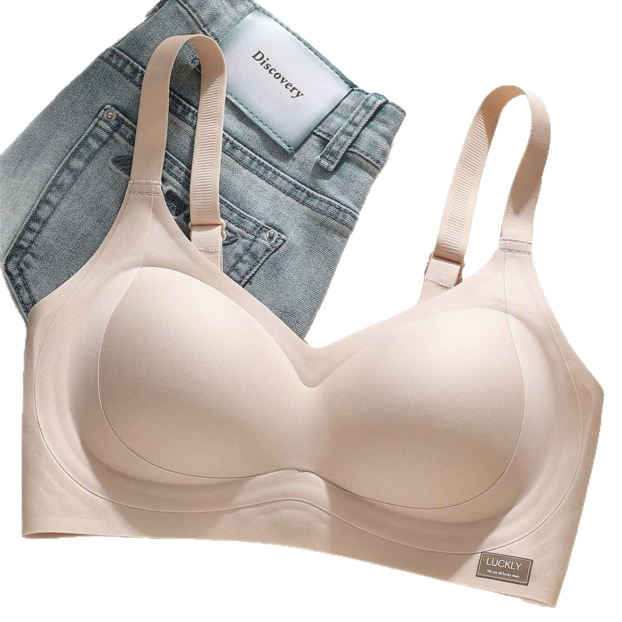 Women's Wireless Seamless Underwear Palm Full Fixed Bras
