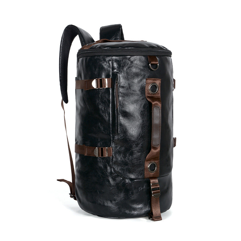 Men's Korean Style Canvas Fashionable Green Computer Backpacks