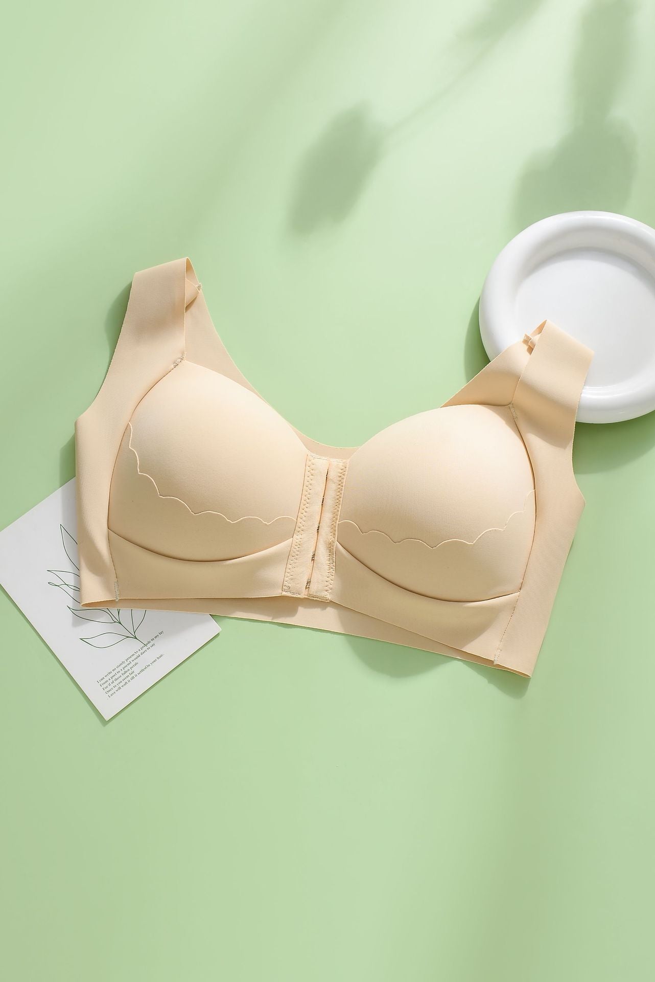 Women's Fixed Cup Wireless Beauty Back Exercise Bras