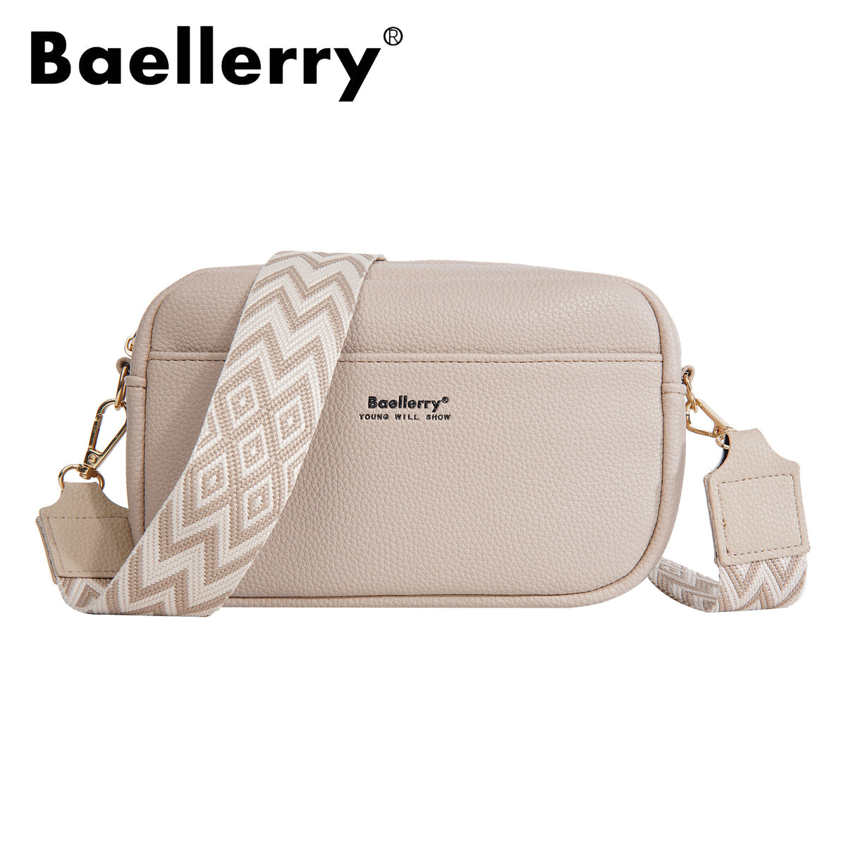 Women's High-grade Versatile Fashion With Zip Women's Messenger Bag