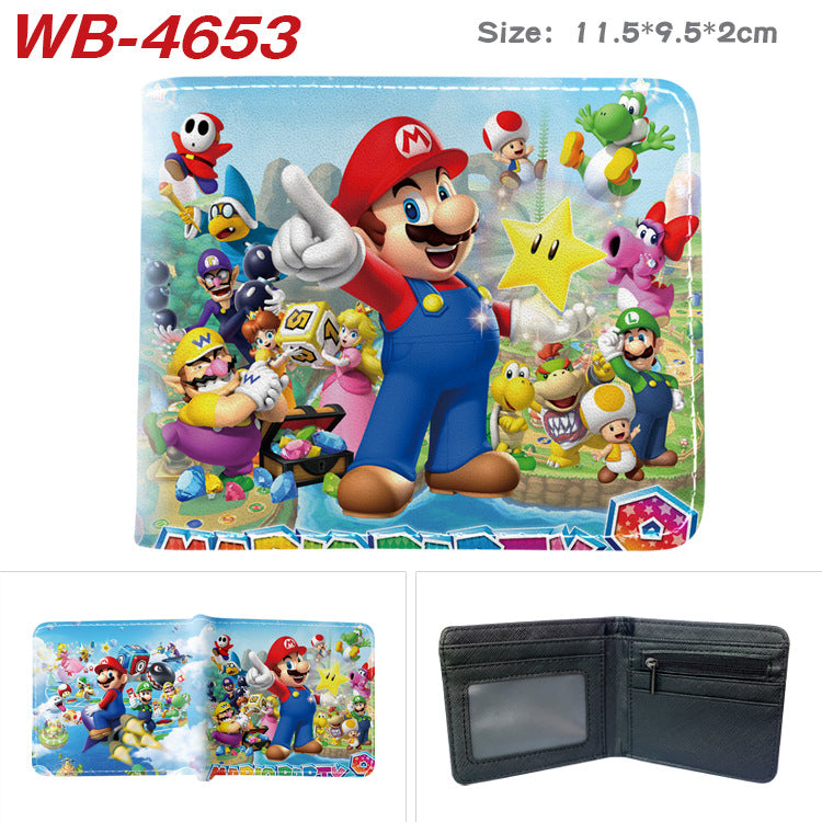 Women's & Men's & World Surrounding The Game Printing Short Men's Wallets