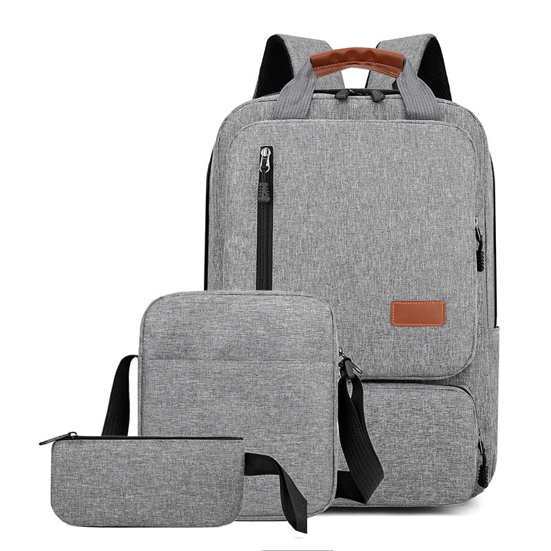Men's Three-piece Inch Computer Business Commute Large Backpacks