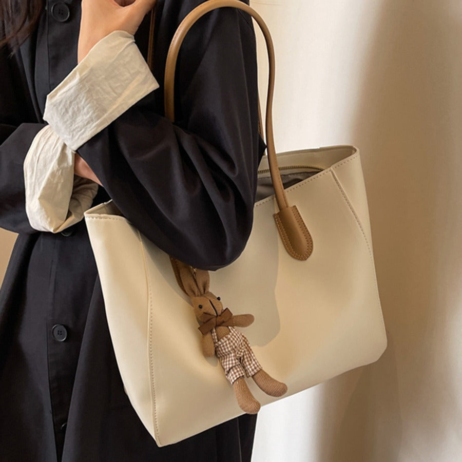 Women's Large Capacity Summer Fashion Retro Textured Women's Shoulder Bag