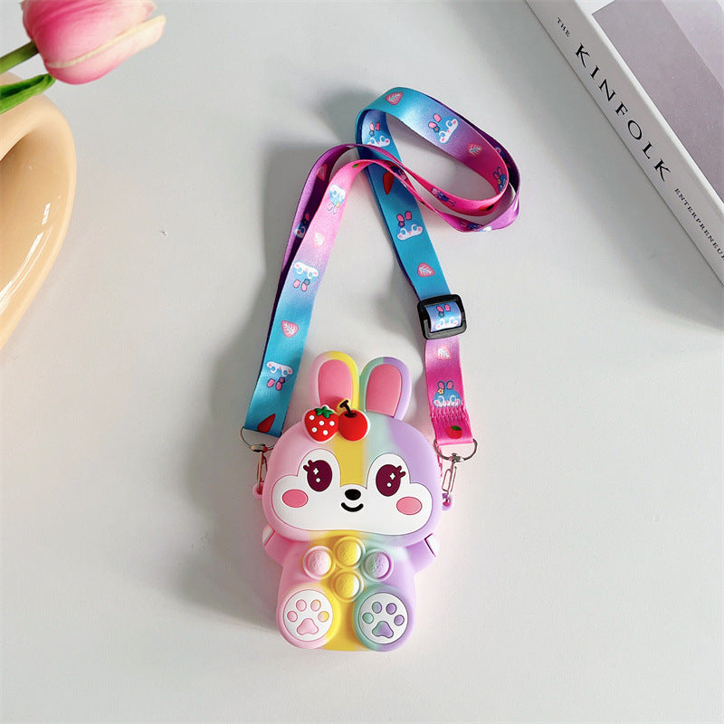 Stall Cartoon Silicone Soft Western Style Backpacks