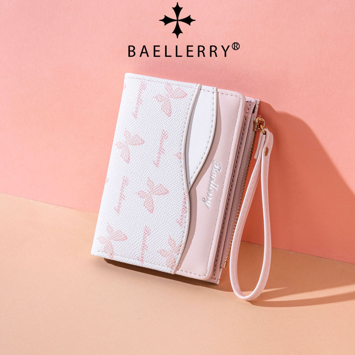 Women's High-grade Short Contrast Color Fashion Butterfly Ladies Wallet
