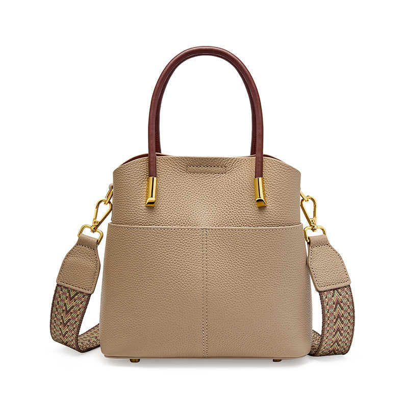 Women's Genuine Leather Western Style High-grade Handbags