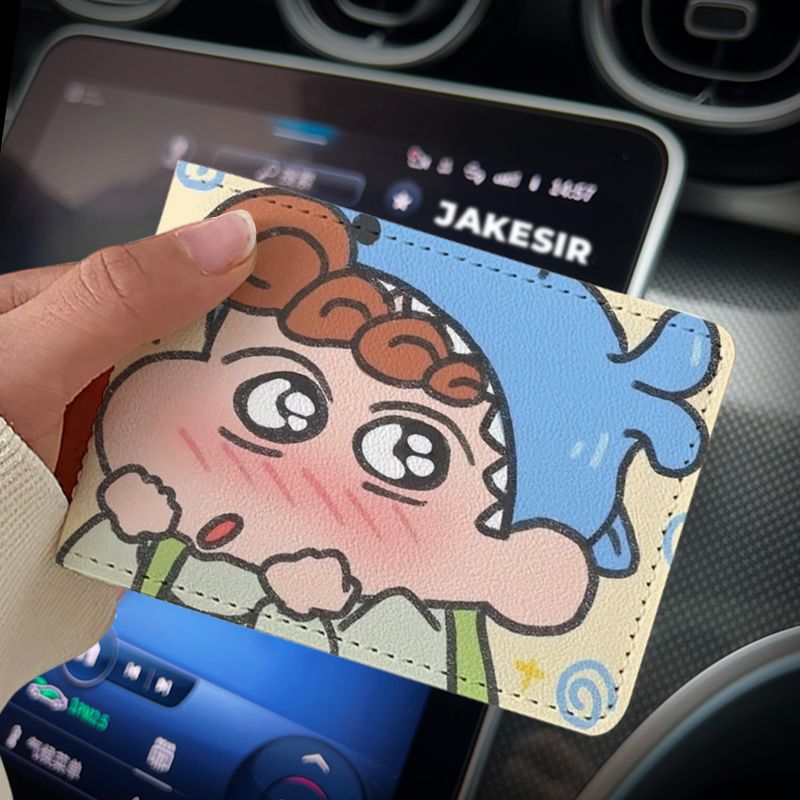 Crayon Driving License Protective Cover Motor Vehicle Card Holder