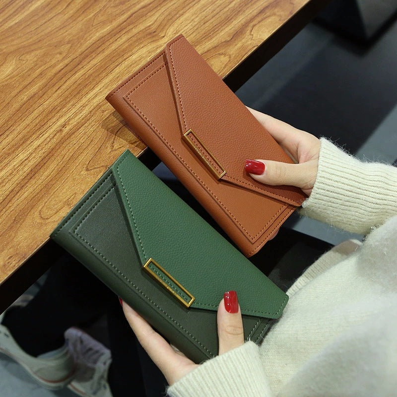 Women's Korean Fashionable Personalized Long Fresh Multifunctional Ladies Wallet