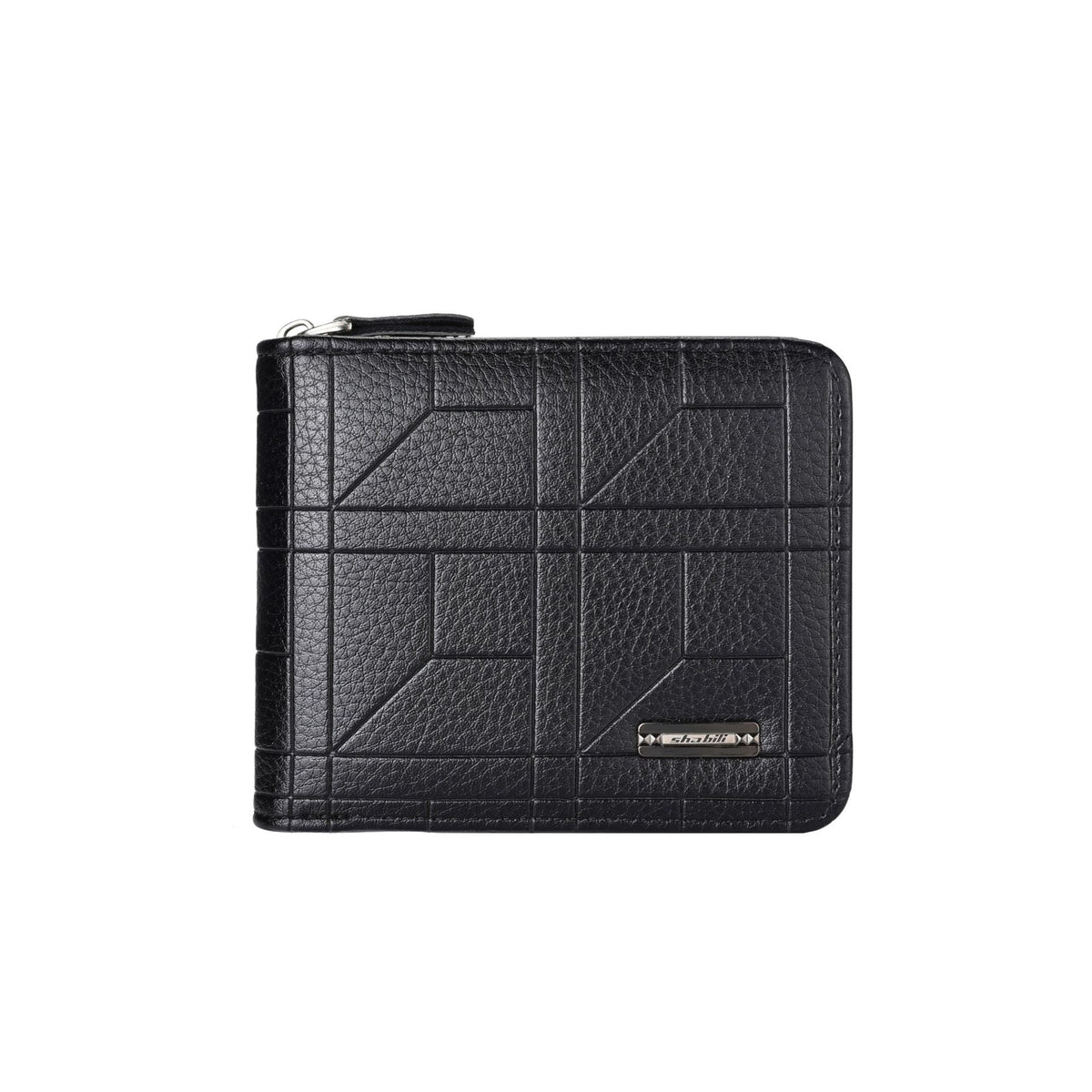 Men's Zipper Embossed Multiple Slots Retro Men's Wallet