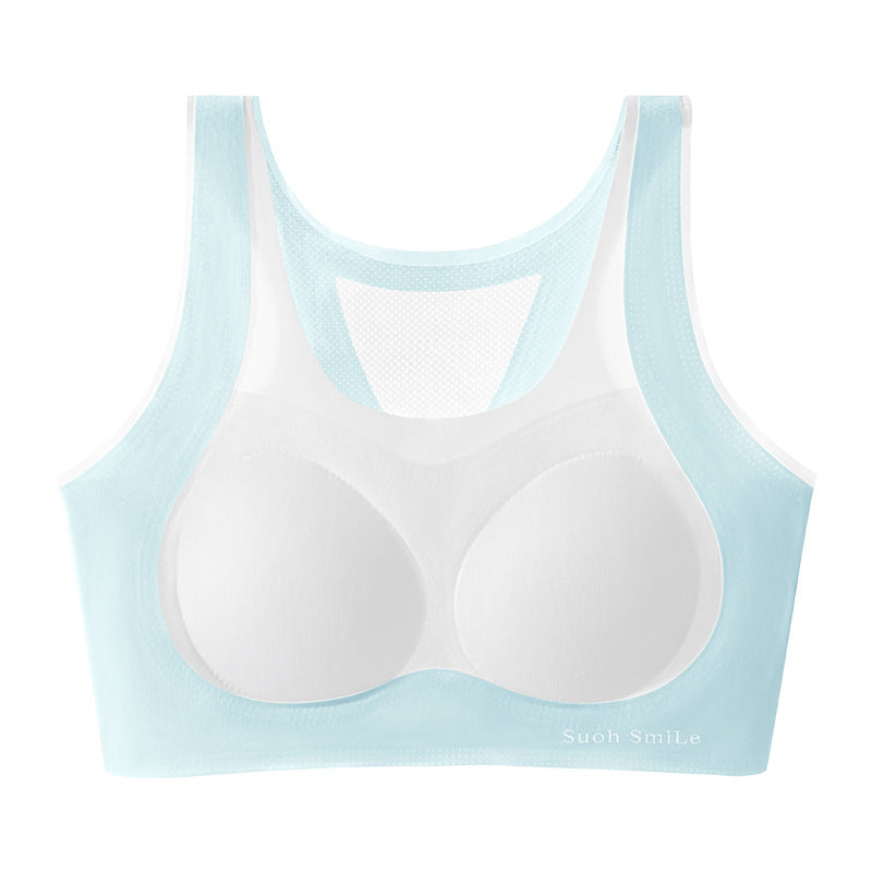 Development Period Traceless Ventilation Vest Shockproof Junior Bras
