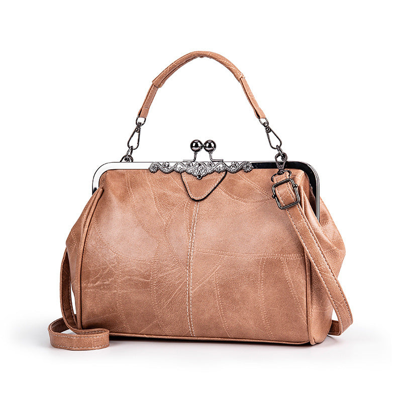 Women's Popular Fashion Retro Spanish Clip Shoulder Bags