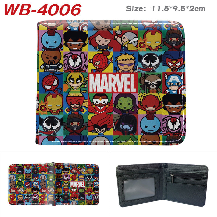 Women's & Men's & Series Super Hero Derivatives Cartoon Men's Wallets