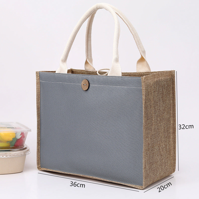 Blank Canvas Painting Jute Cotton Linen Handbags