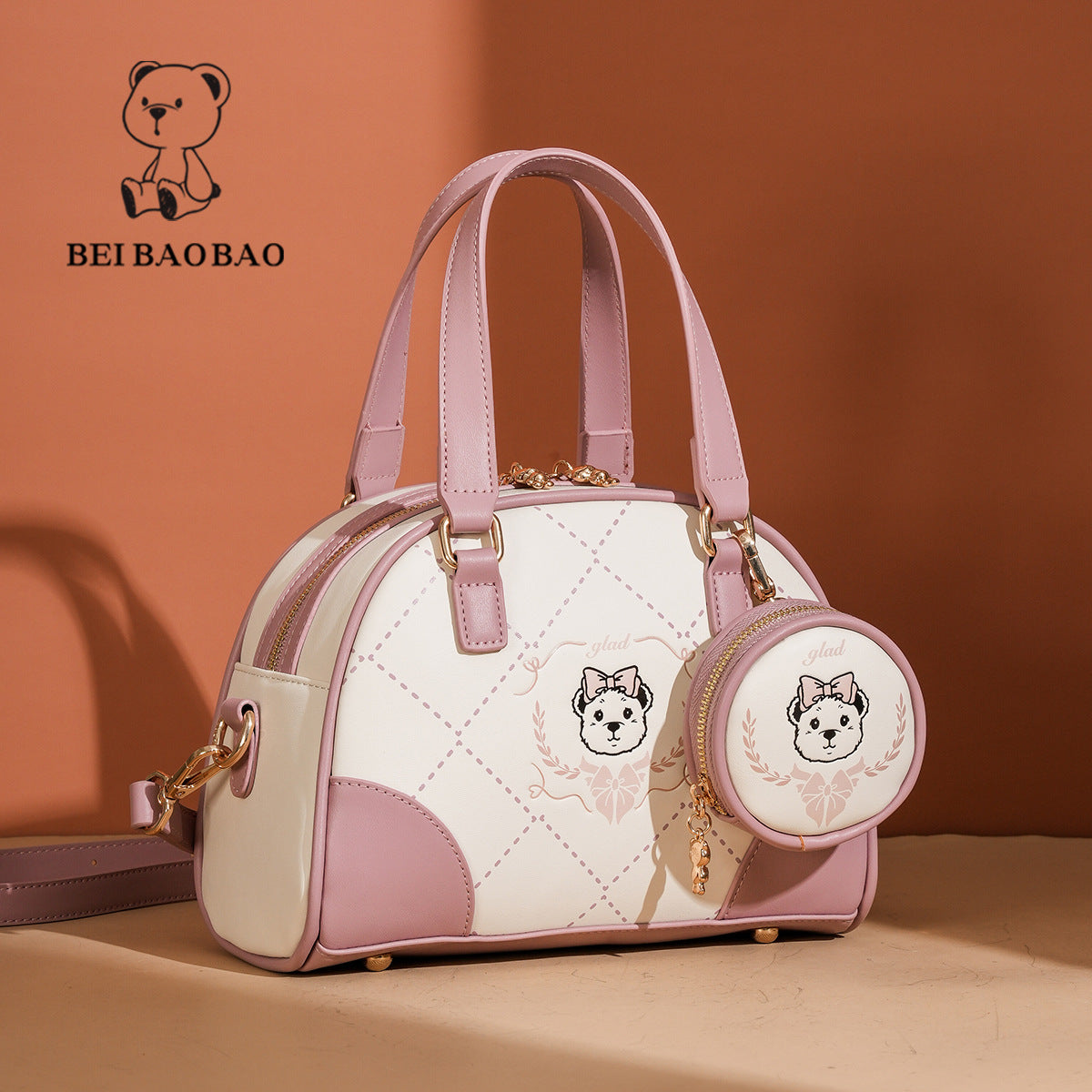 Women's Source Fashion Fresh Lady Contrast Color Dumpling Shopping Women's Messenger Bag