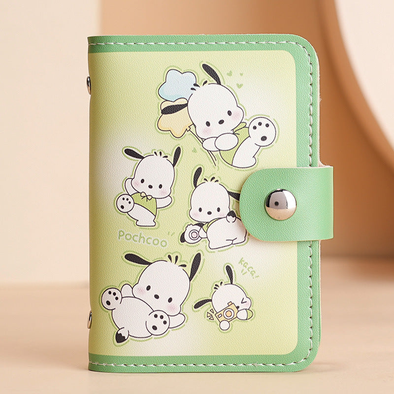 Women's & Men's & Cartoon Cute Personality Large Capacity Card Holder