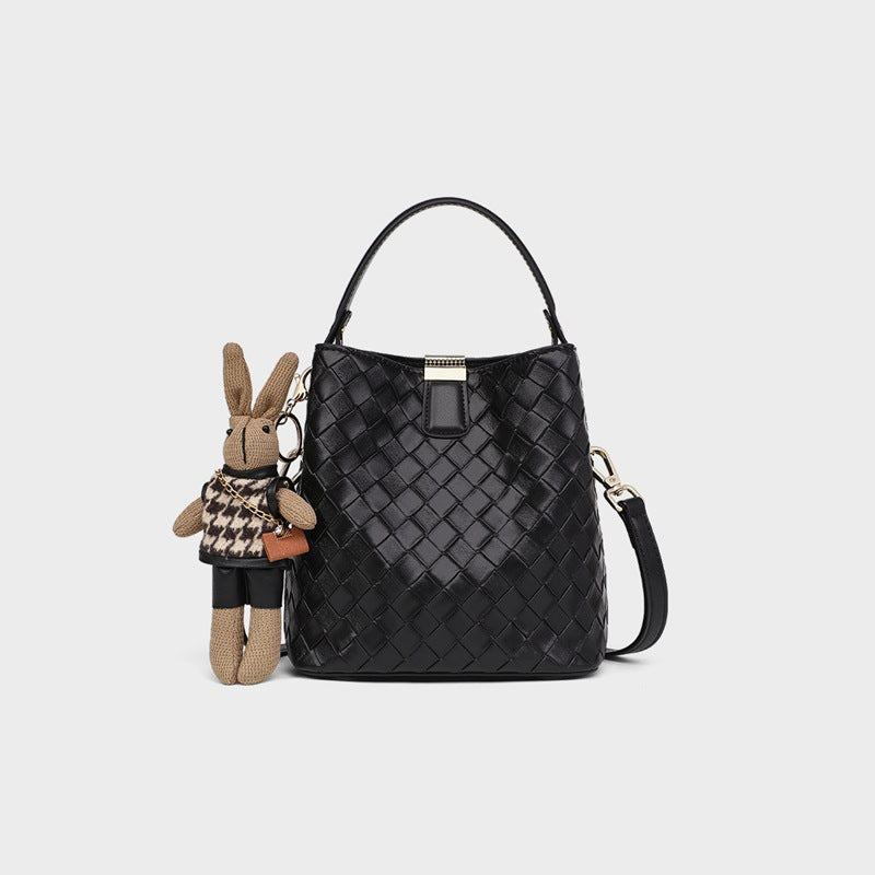 Versatile Carrying High-grade Sense Genuine Leather Women's Messenger Bag
