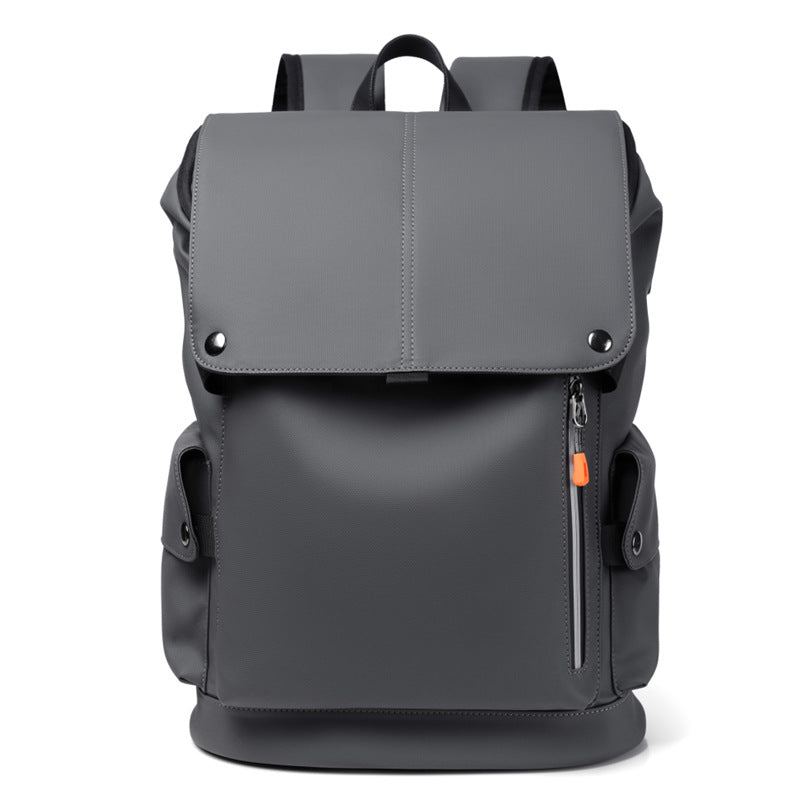 Men's Leather Trendy Large Capacity Tooling Function Backpacks