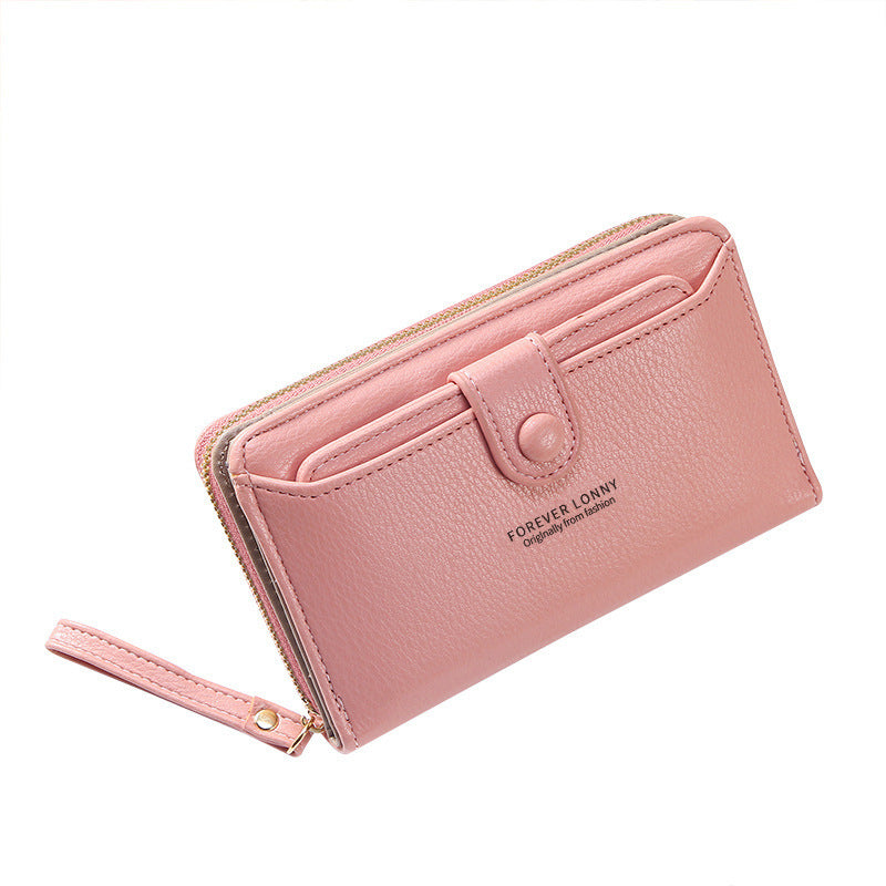 Women's Strap Clutch Fashion Korean Style Long Ladies Wallet