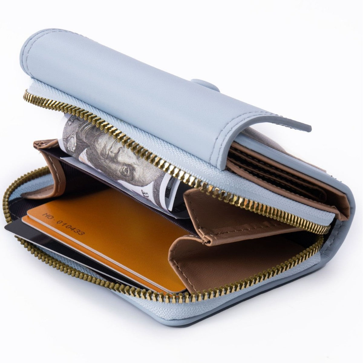 Women's Multifunctional Simple Short Mini Niche Glossy Ladies Wallet